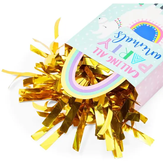 Llama Gift Bag Balloon Weights, Birthday Party Decorations (6 oz, 6 Pack) Black {5}