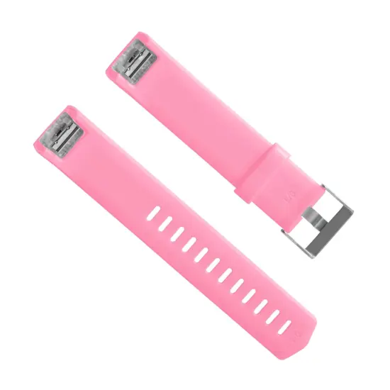 Zodaca for Fitbit Charge 2 Band , Replacement Wristband Soft Silicone Rubber Fashion Sport Strap with Adjustable Watchband-style Buckle for Fitbit Charge 2 Fitness Tracker Accessories Light Pink {3}