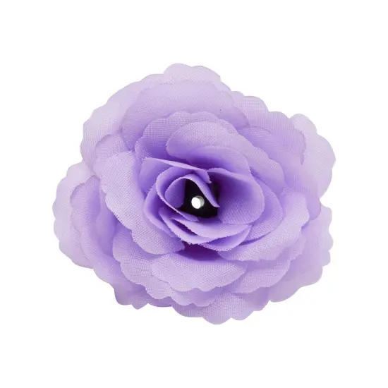 Mini Lavender Silk Artificial Flower Heads for Crafts, Decorations (2 In, 75 Pack) Purple {6}