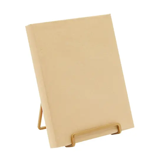 Gold Stand for Display, Cookbook Recipe Holder, Picture Easel Stand (5 x 5.75 x 5.65 In, 2 Pack) {3}