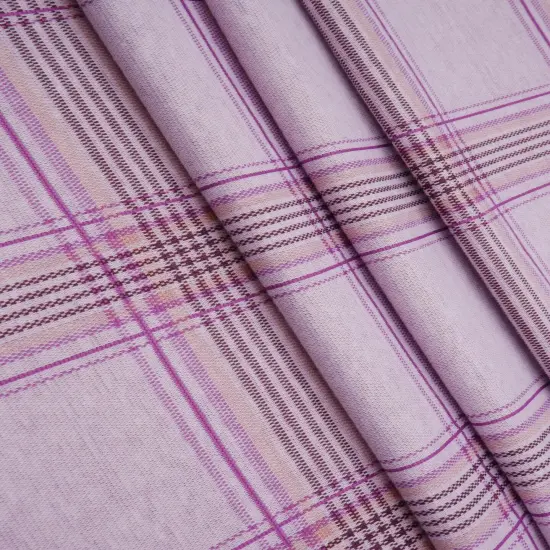 1 Yard Double Knit Jacquard Plaid Fabric 240 GSM, 84% Polyester 13% Rayon 3% Spandex Blend 58/60" Width NAVY {3}