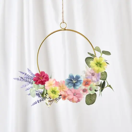 90 Pcs Mini Artificial Silk Flower Heads - Multicolor Peony, Daisy {4}