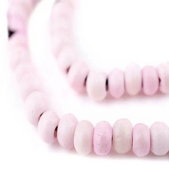 The Bead Chest Pastel Pink Bone Mala Beads (6mm) {1}