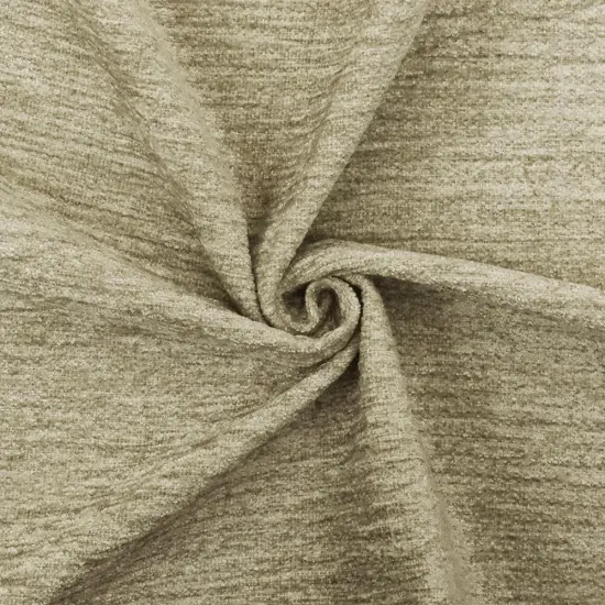 Khaki-White Texture Poly Chenille Home Decorating Fabric By the Yard {1}