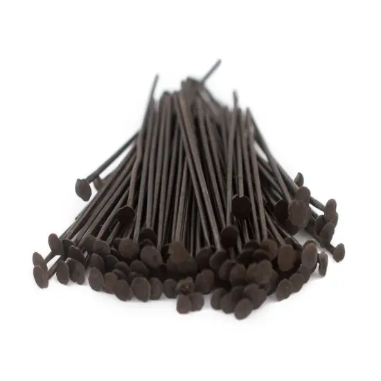 The Bead Chest Antiqued Brass 21 Gauge 1 Inch Head Pins (Approx 100 pieces) {3}