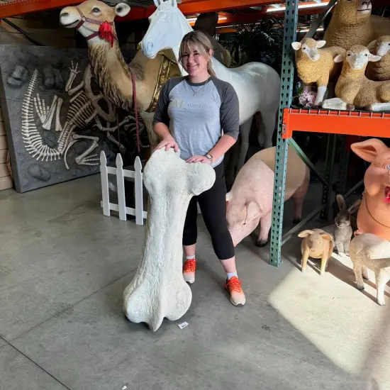 Large Dinosaur Bone Statue {3}