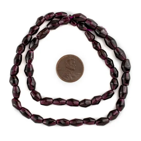 The Bead Chest Bicone Garnet Beads (5-7mm) {2}