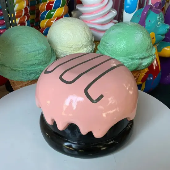 Pink Mallow Chocolate Truffle Over Sized Statue {3}