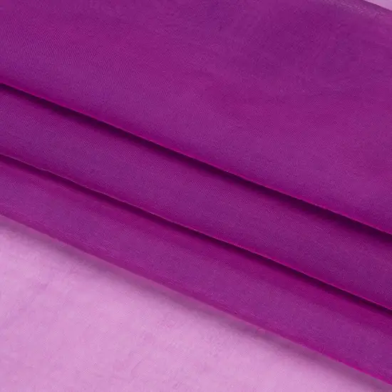 1 Yard Magenta Navy Iridescent Silk Voile Chiffon Like Fabric Lightweight , 54 Inches Wide {4}