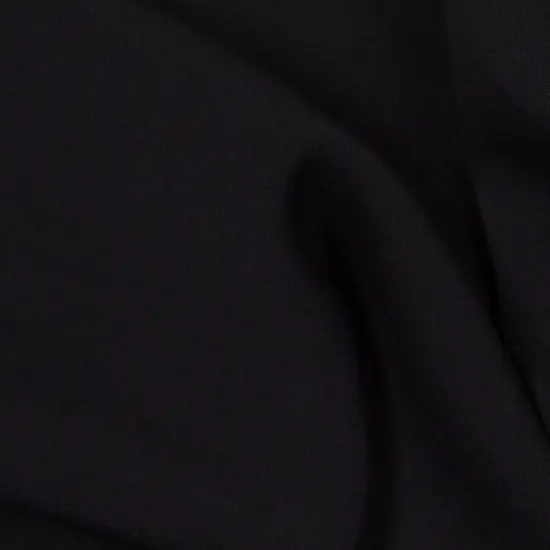 1 Yard Black Stretch Silk Georgette Heavy Fabric for Designer Clothing 42 inch Width {2}