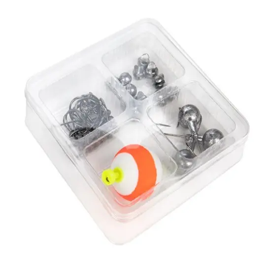 Candy Tackle Box 4 Cavity 4 1/16" x 1" x 4 1/16" 25 pack CTBS22 {1}