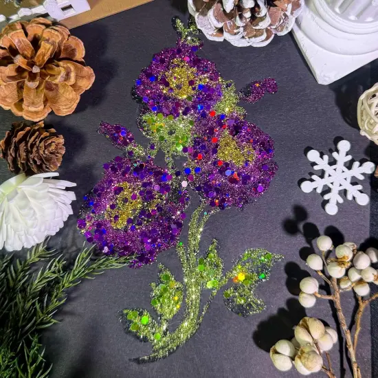 Purple Chunky Glitter 150G/5.29OZ Glitter {4}