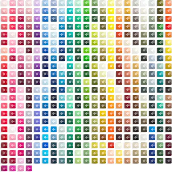 Beads for Diamond Painting Kit -89000 Pieces 445 Colors (Square Drills) 10.24 x 3.54 x 4.72 inches {1}