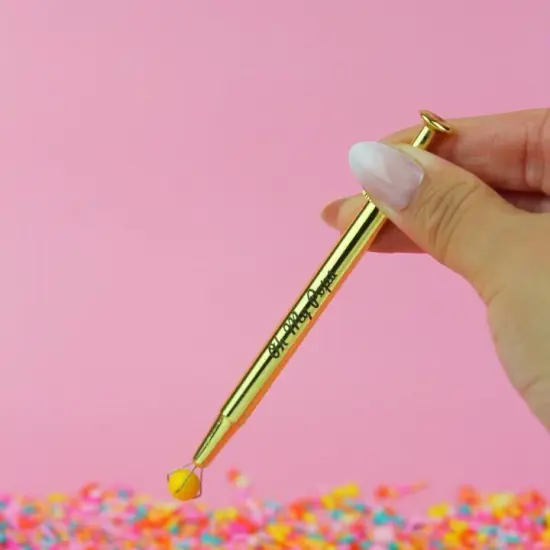 &ldquo;Oh My Pops&rdquo; Gold Sprinkle Pen Precise Sprinkle Placement Tool {2}