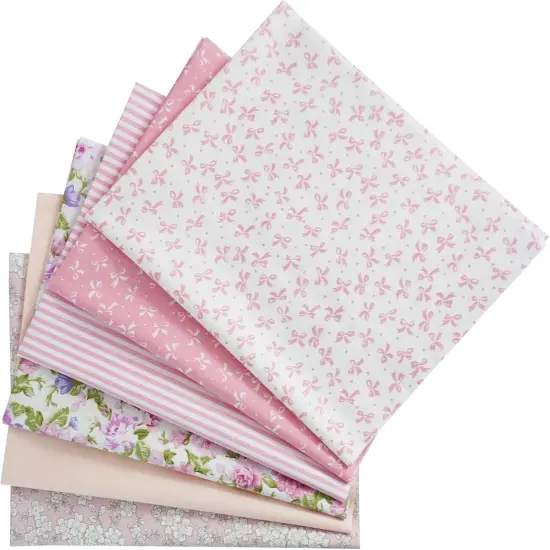 6pcs Craft Fabric Bundle 100% Cotton Quilting Fabric 18x22 Inches {2}