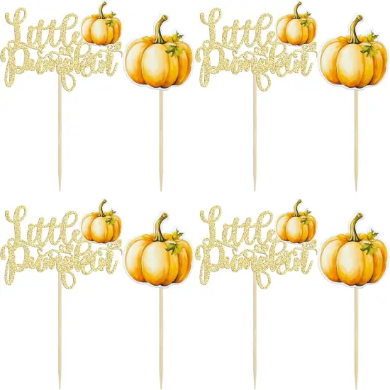 Little Pumpkin Cupcake Toppers {2}