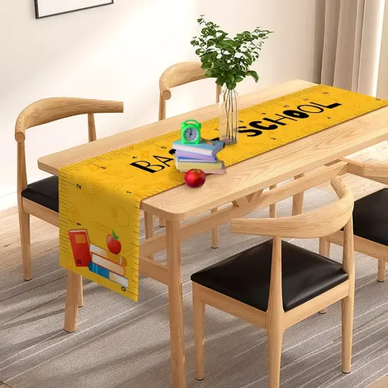 Back to School Table Runner Ruler First Day of School {2}