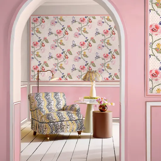 Cath Kidston Catnip Neutral Wallpaper {1}