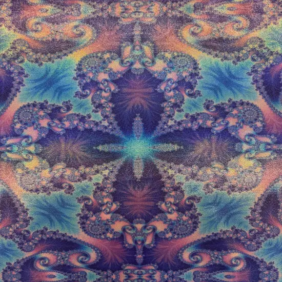 1 Yard Mandella Holographic Mystique Spandex, 4-Way Stretch Fabric for Dancewear & Costumes {2}