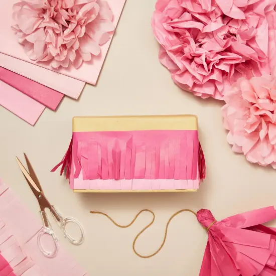 160 Sheets Bulk Tissue Paper for Gift Wrapping Bags, Valentines DIY Crafts, 4 Pink Colors, 15 x 20 In {2}