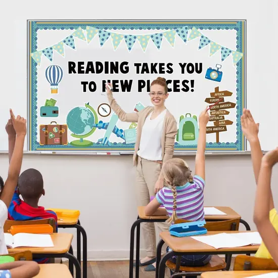 Reading Travel Bulletin Board Decorations Set {4}