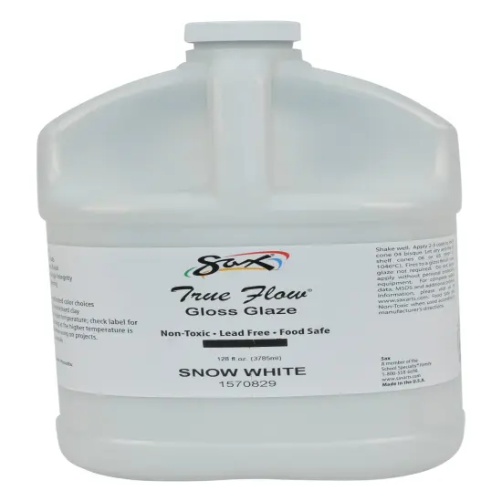 Sax Gloss Glaze, Snow White, 1 Gallon {5}