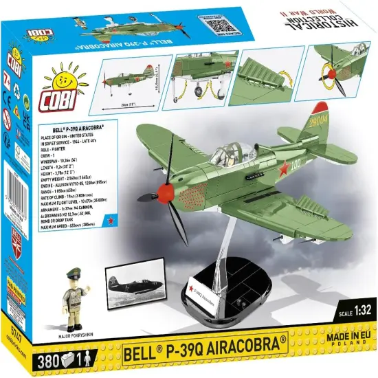 COBI Historical Collection WWII BELL&reg; P-39Q AIRACOBRA&reg; Aircraft {6}