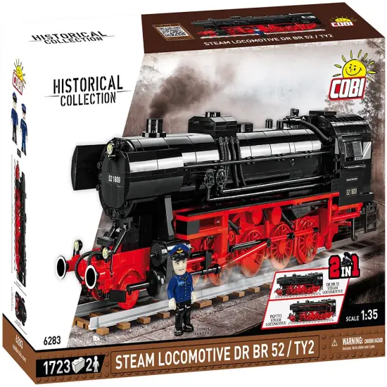 COBI Historical Collection Steam Locomotive DR BR 52/Ty2 {1}
