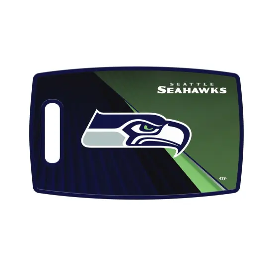 Sports Vault NFL Seattle Seahawks Large Cutting Board, 14.5" x 9" {1}