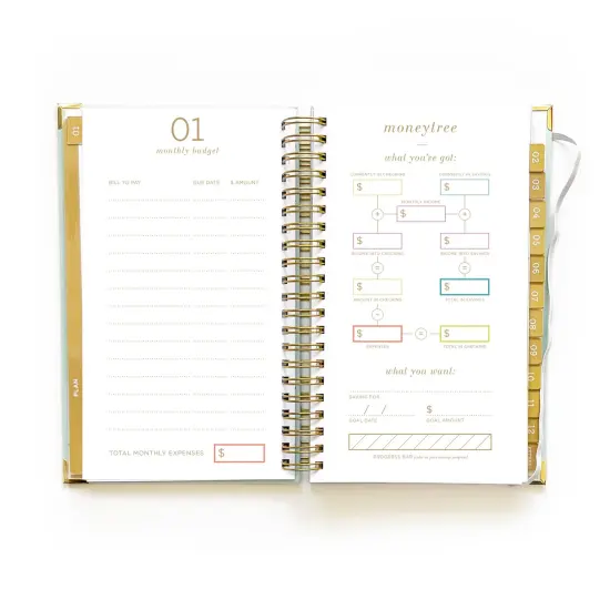 2025 dream.plan.do. planner &ndash; just peachy | 12 month weekly planner by lake + loft {5}