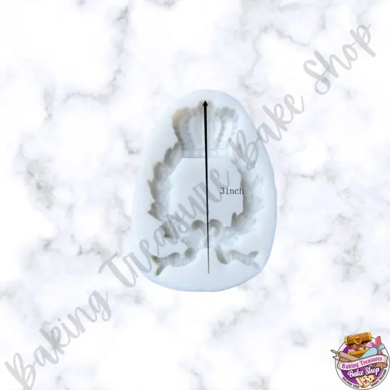 Royal Frame Crown Silicone Mold {4}