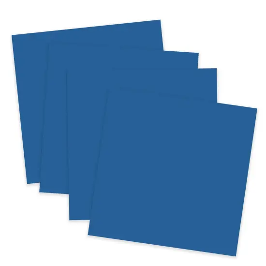 JPPlus Craft Plastic Plastic Craft Sheets for Laser Cutter, & Engraver Use- 4 Pack Blue {2}