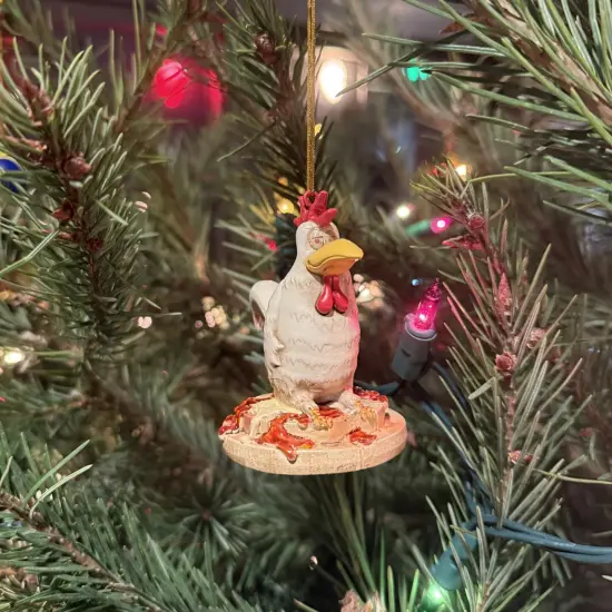 Tree Buddees Chicken and Waffles Christmas Ornament Funny Decoration {6}