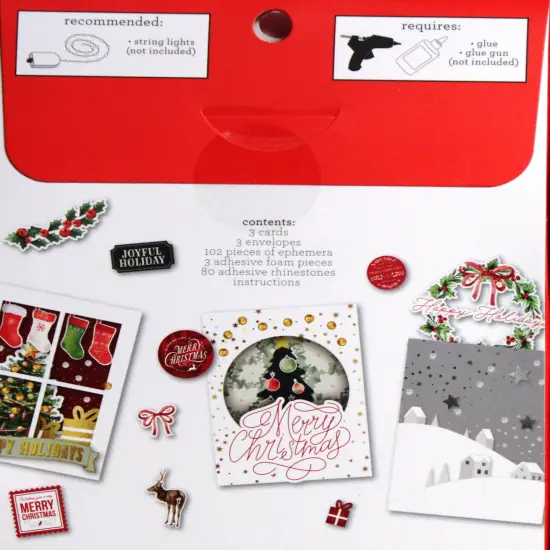 DCWV Dimensional Christmas Card Kit {2}