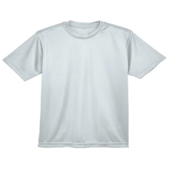 UltraClub&reg; Youth Cool & Dry Basic Performance T-Shirt GREY {1}