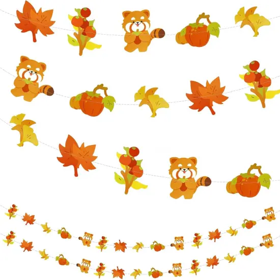 Fall Pumpkin Banner (Brown) {1}