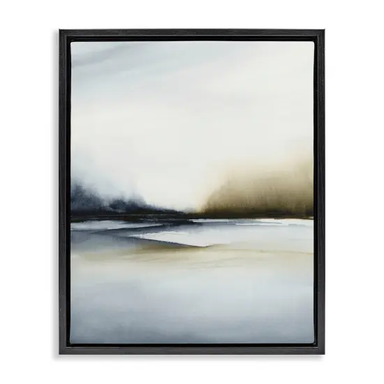 Stupell Industries Misty Seaside Serenity Floating Frame, design by 1x {1}