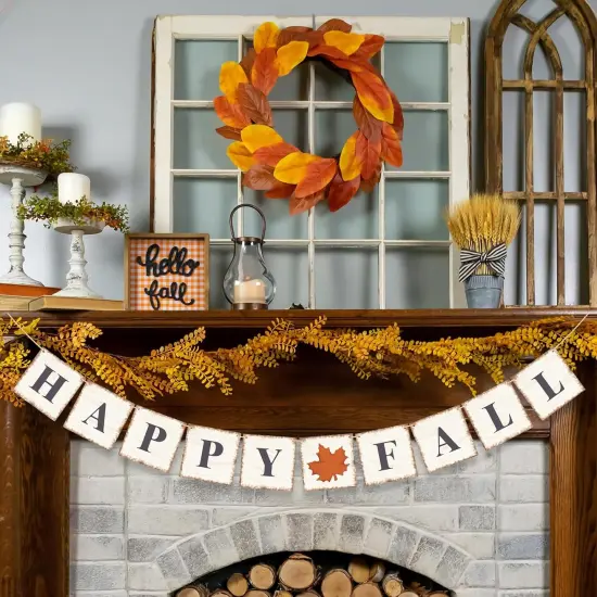 Happy Fall Banner Garland (	Rustic) {3}