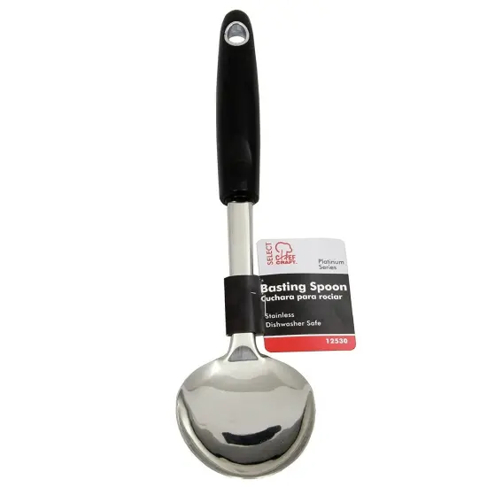 Chef Craft 12" Heavy Duty Stainless Steel Serving Spoon {5}