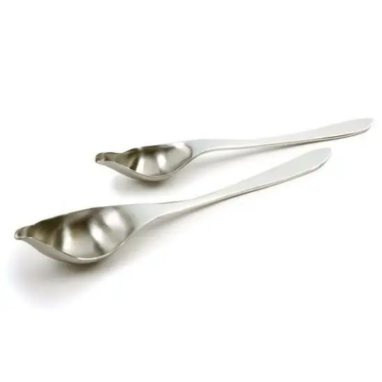 Norpro 2 Piece Stainless Steel Drizzle Spoon Set {1}
