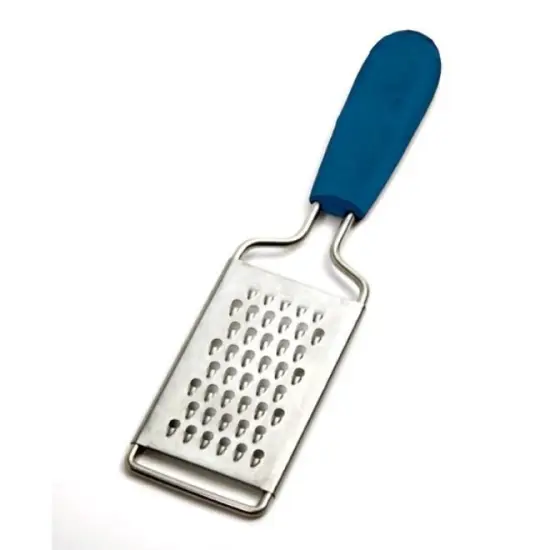 Norpro Grip-EZ Mini Stainless Steel Grater - Cheese Garlic Nutmeg Blue {1}