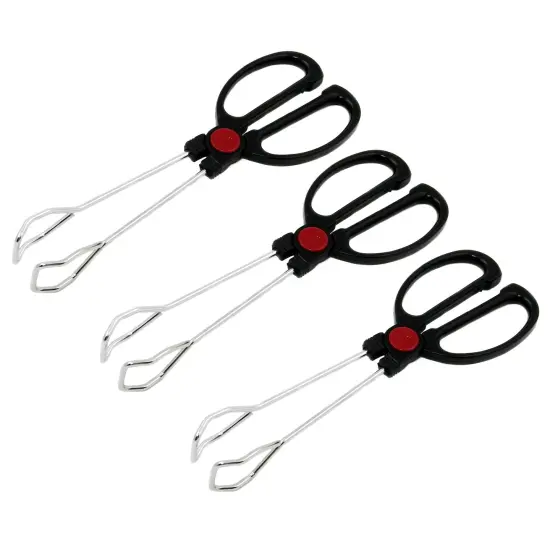 Chef Craft 10" Long Buffet Serving Tongs with Cool-Touch Plastic Handles {1}