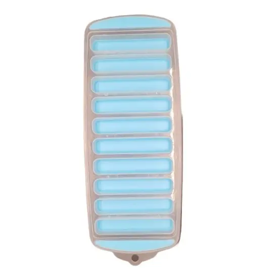 Handy Housewares Flexible Pop-Out Bottle Ice Stick Tray - Fits Narrow Water Bottles and Drink Can Openings Orange {2}