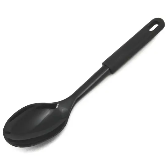 Chef Craft 11.5" Basic Heat Resistant Nylon Solid Serving Spoon Purple {2}