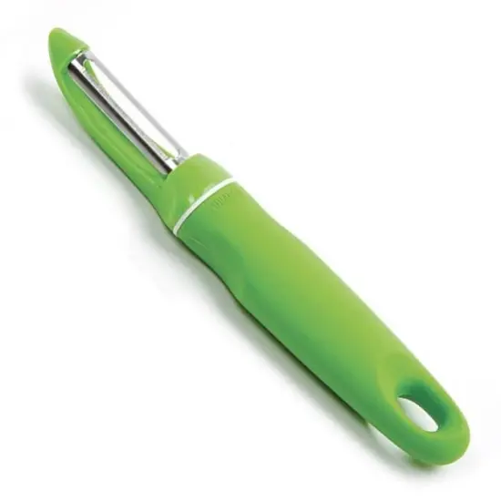 Norpro Grip-EZ Stainless Steel Blade Swivel Fruit & Veggie Peeler Green {1}