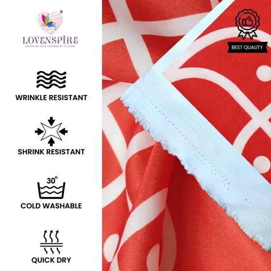 Indian Traditional Kolam Rangoli Cloth Backdrop Photo Decor Banner Pooja Room Decor Dot Kolam Backdrop for Diwali Ganesha Puja Wedding Housewarming Gift Pink {3}