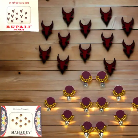 Marathi Bindi Favor, Moon Bridal Shower Favor, Indian Wedding Favors, Haldi Favors, Indian Favors, Mahila Sangeet Favor, Mehandi Favors, Puja Favors, Sangeet Favors, Shaadi Favors, {3}