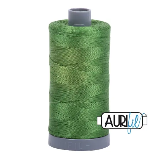 Dark Grass Green (5018) | 28wt Large Spool (750M / 820Y) | Aurifil Thread {1}