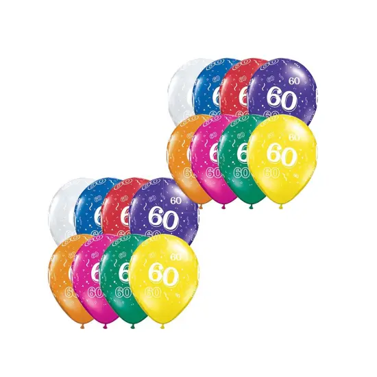 60 A Round Jewel Assortment Latex Balloons 11" Birthday Anniversary Party Balloons {5}