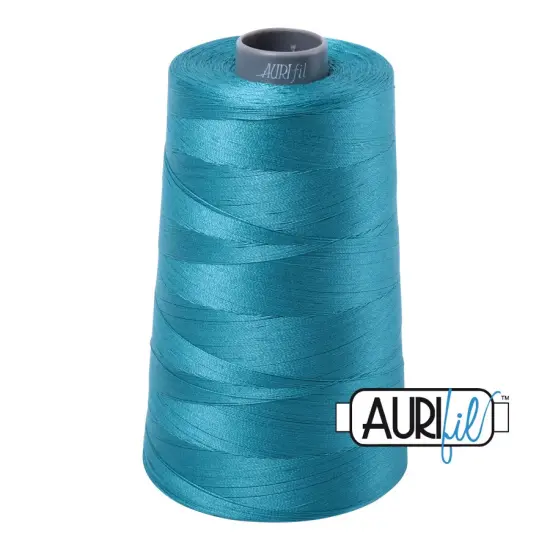 Dark Turquoise (4182) | 28wt Cone (3300M / 3609Y) | Aurifil Thread {1}